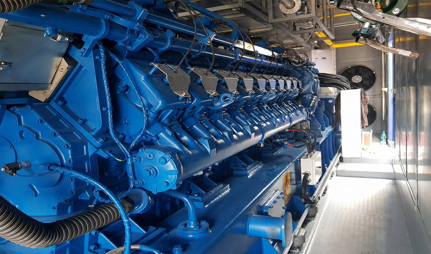 Motor biogaz mwm